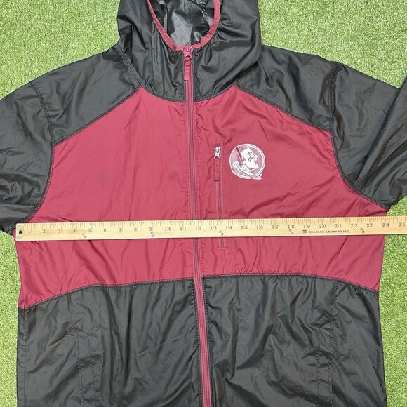 Florida State Seminoles Columbia Flash Forward Windbreaker Jacket Mens Large FSU - Picture 6 of 8